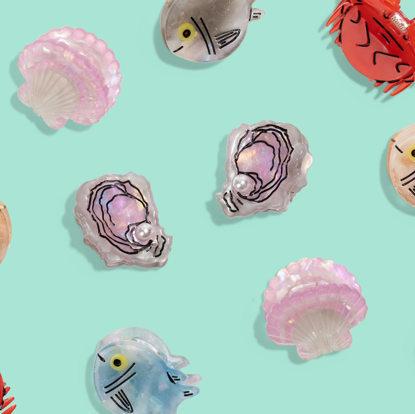 Little Fishies Mini Claw Clip Set