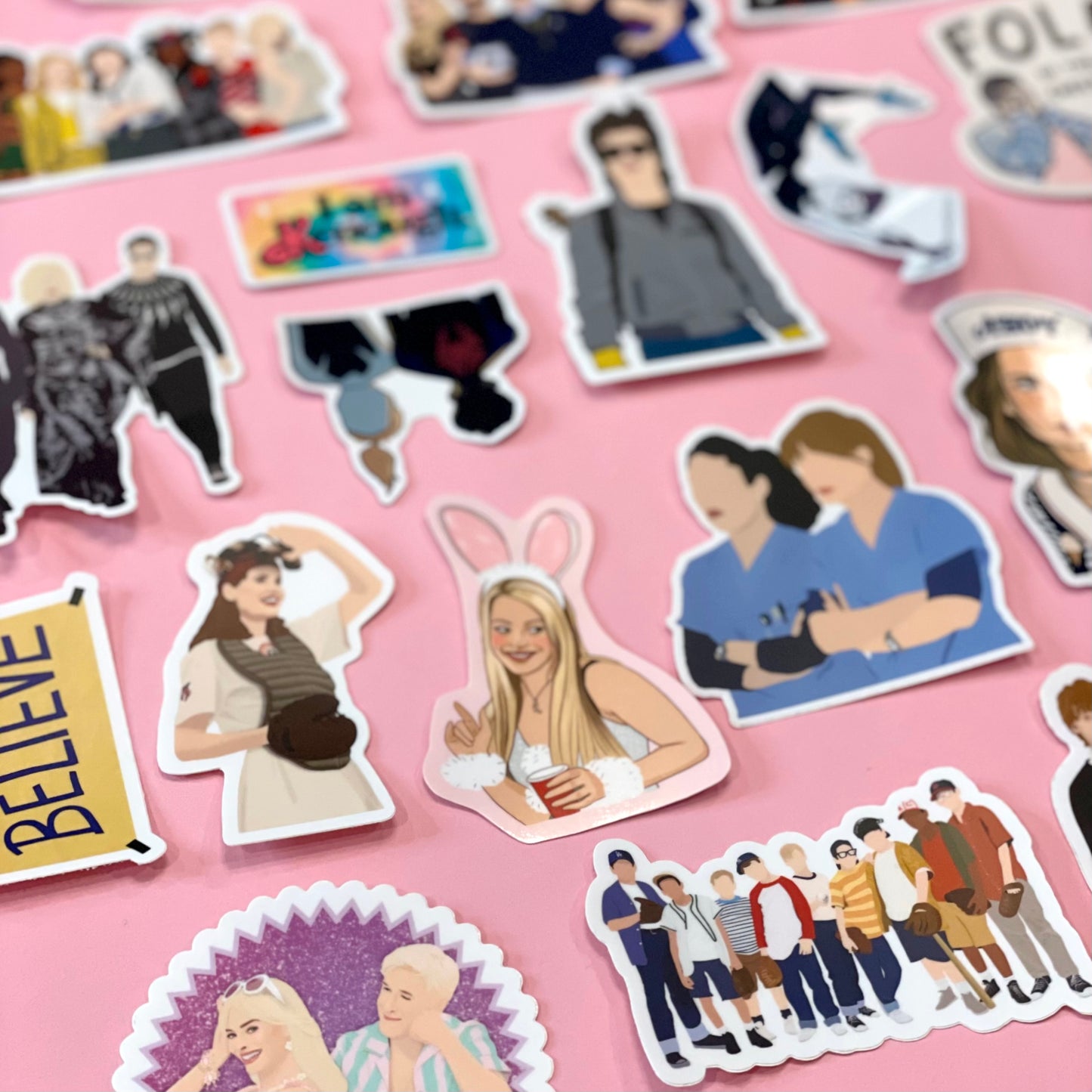 Pop Culture Assorted Sticker 10-Pack
