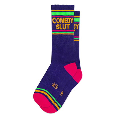 Comedy Slut Retro Crew Socks