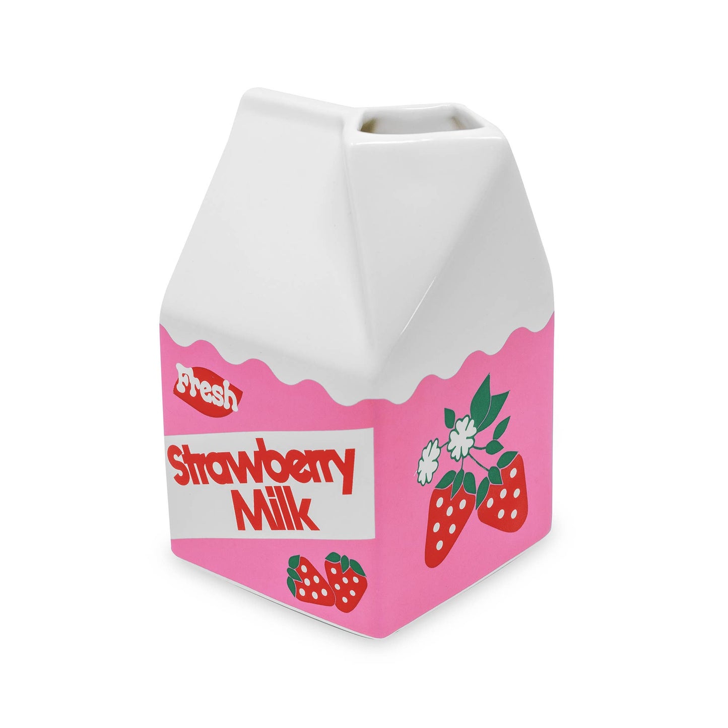 Strawberry Milk Ceramic Vase