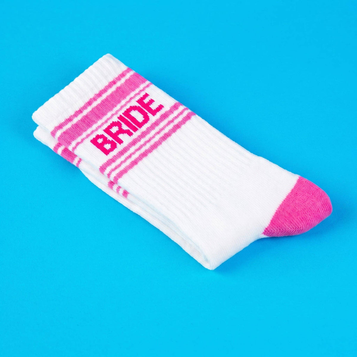 Bride Retro Pink Crew Socks