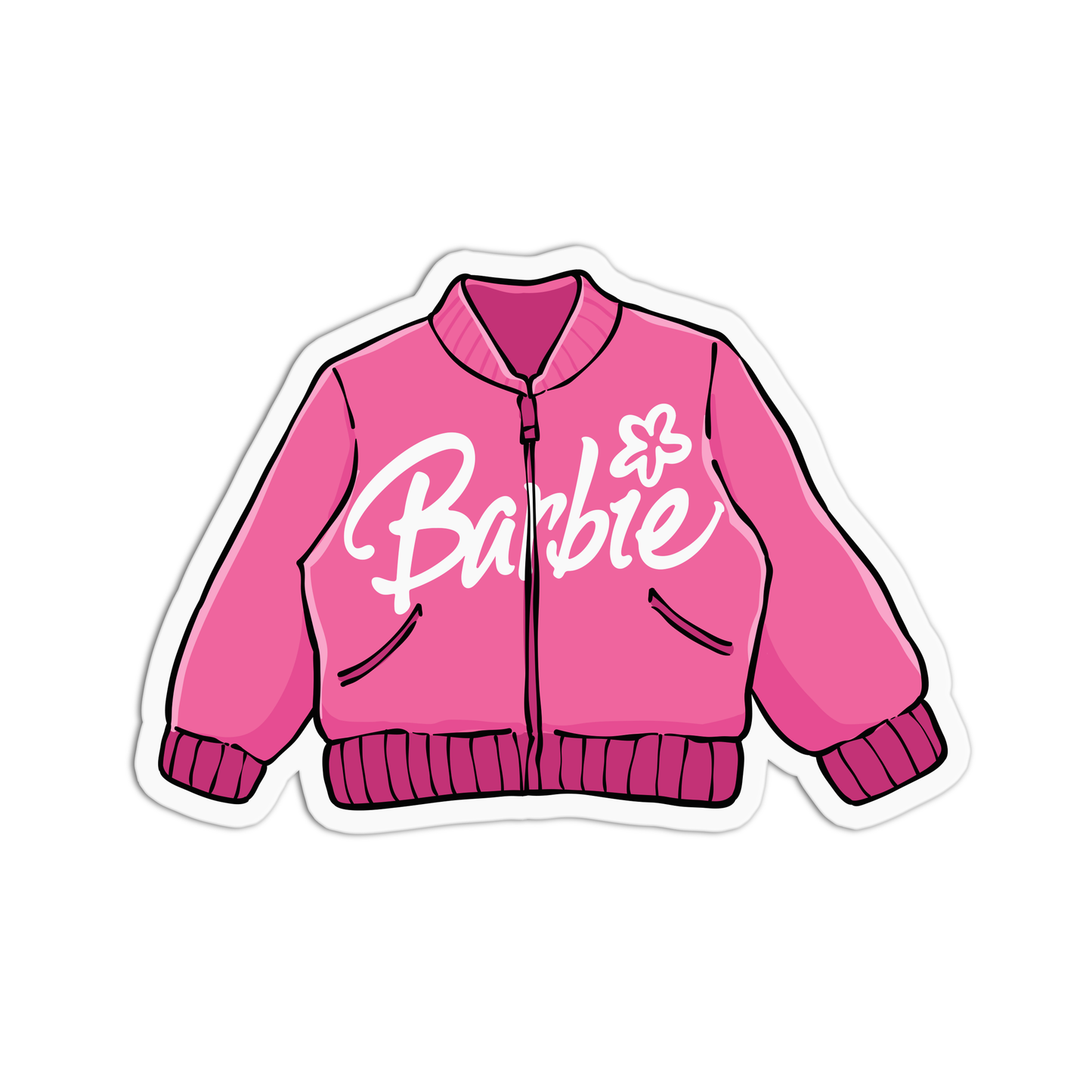 Barbie Jacket Sticker