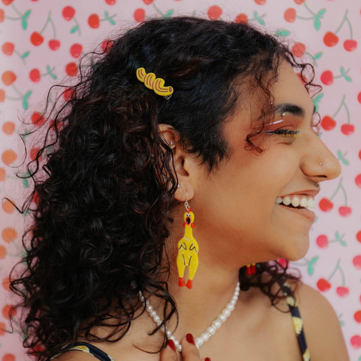 Rubber Chicken Earrings