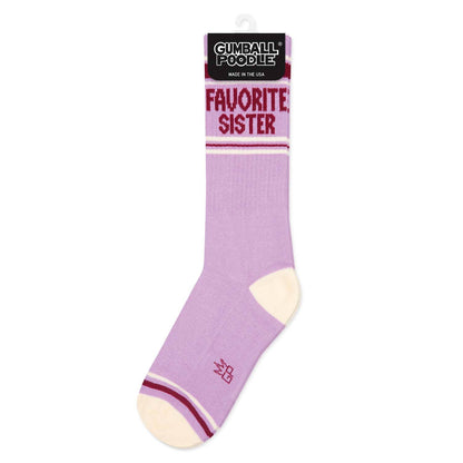 Favorite Sister Retro Crew Socks