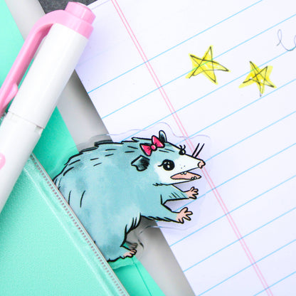 Possum Acrylic Binder Clip