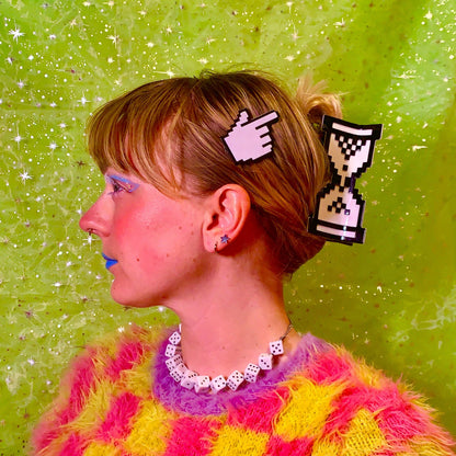 Y2K Timer Hair Claw (XL)