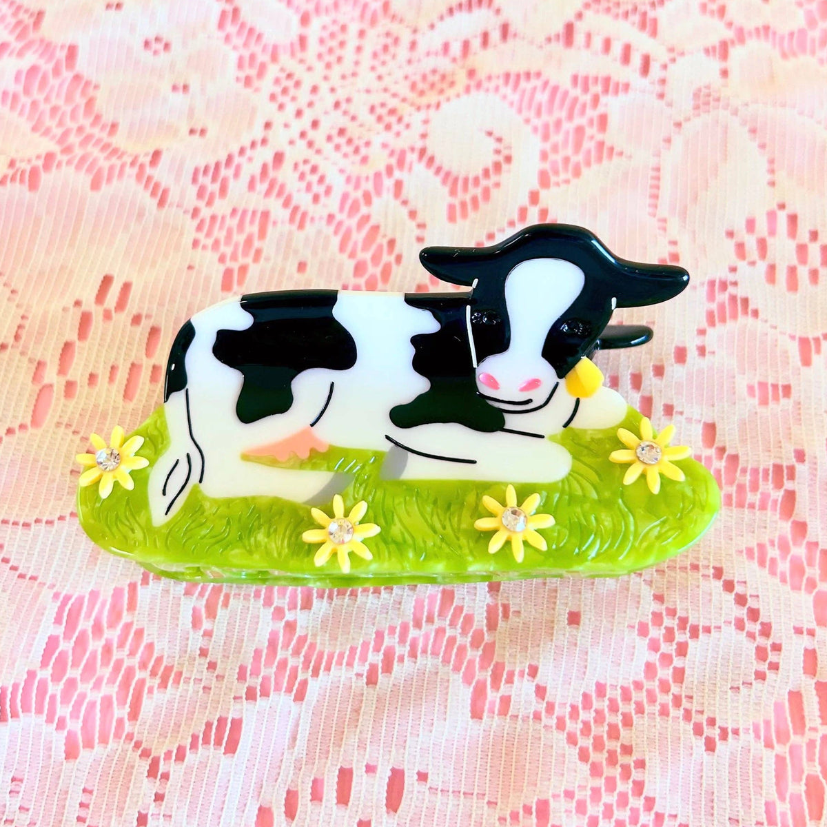 Cow Hair Claw Clip