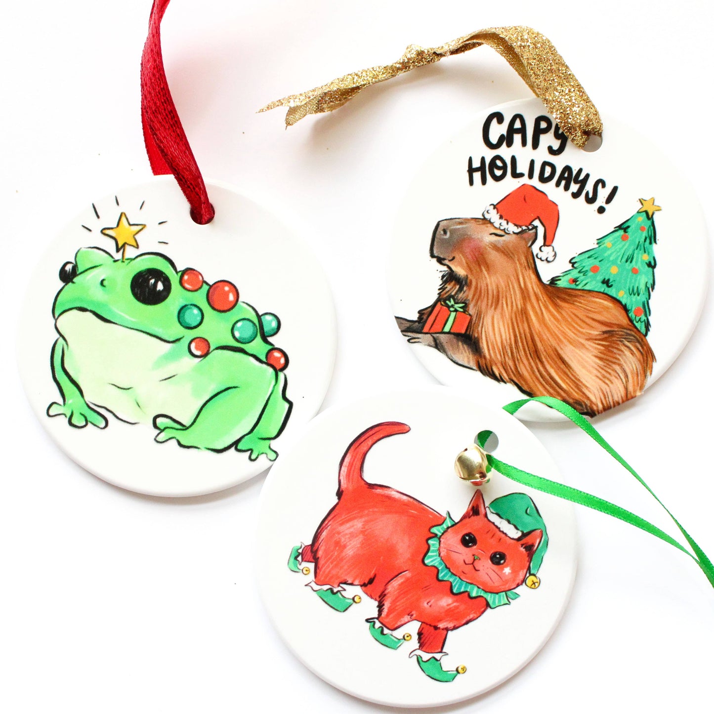 Bauble Frog Ornament