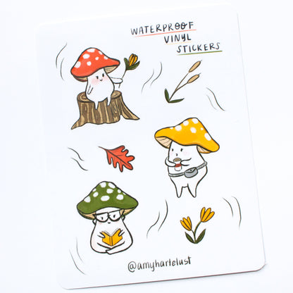 Mushroom Buddy Sticker Sheet