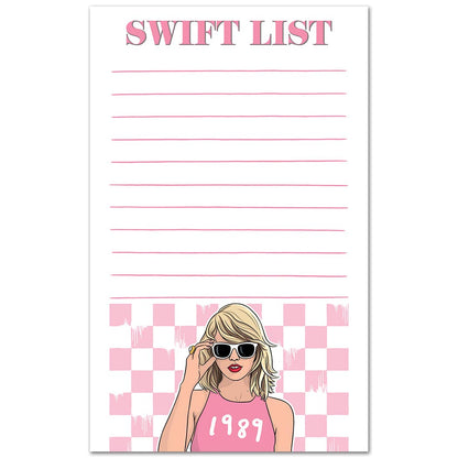 Taylor “Swift List” Notepad