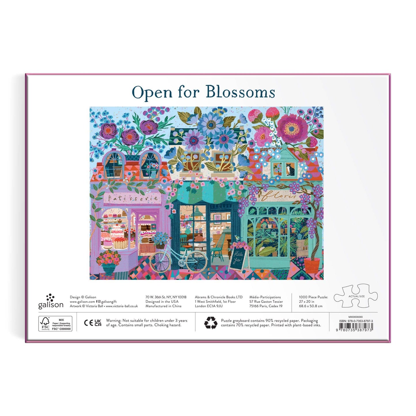 Victoria Ball Open For Blossoms 1000 Piece Puzzle