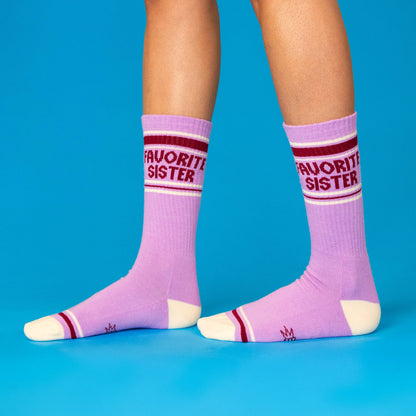 Favorite Sister Retro Crew Socks