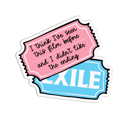 Taylor Swift Exile Sticker