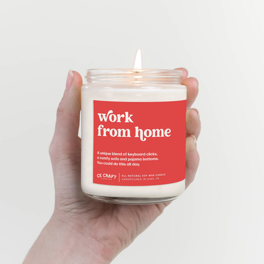 Work from Home Candle (mahogany • musk • bergamot)