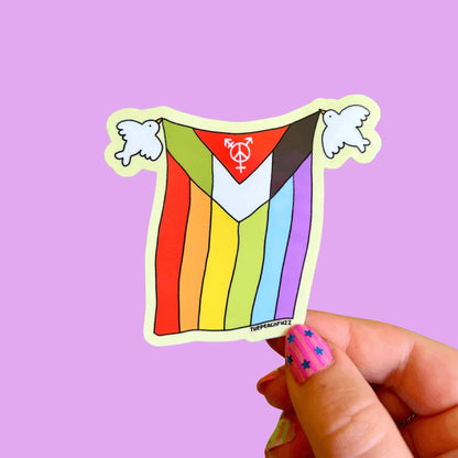 Queers For Palestine Sticker