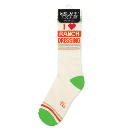 I ❤️ Ranch Dressing Retro Crew Socks