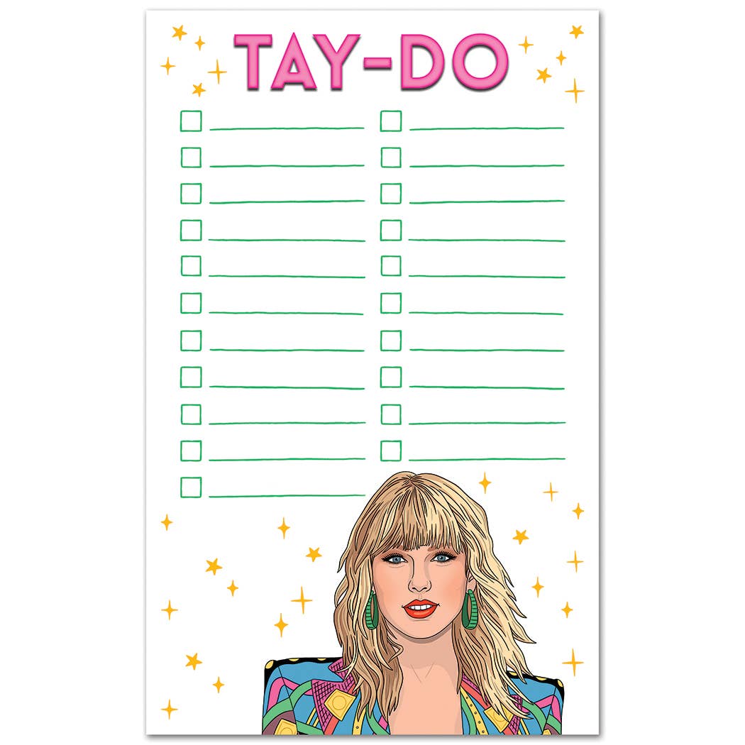 Taylor Swift “Tay-Do” Notepad