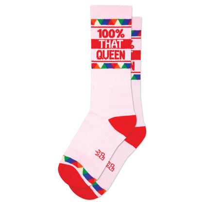100% That Queen Retro Crew Socks