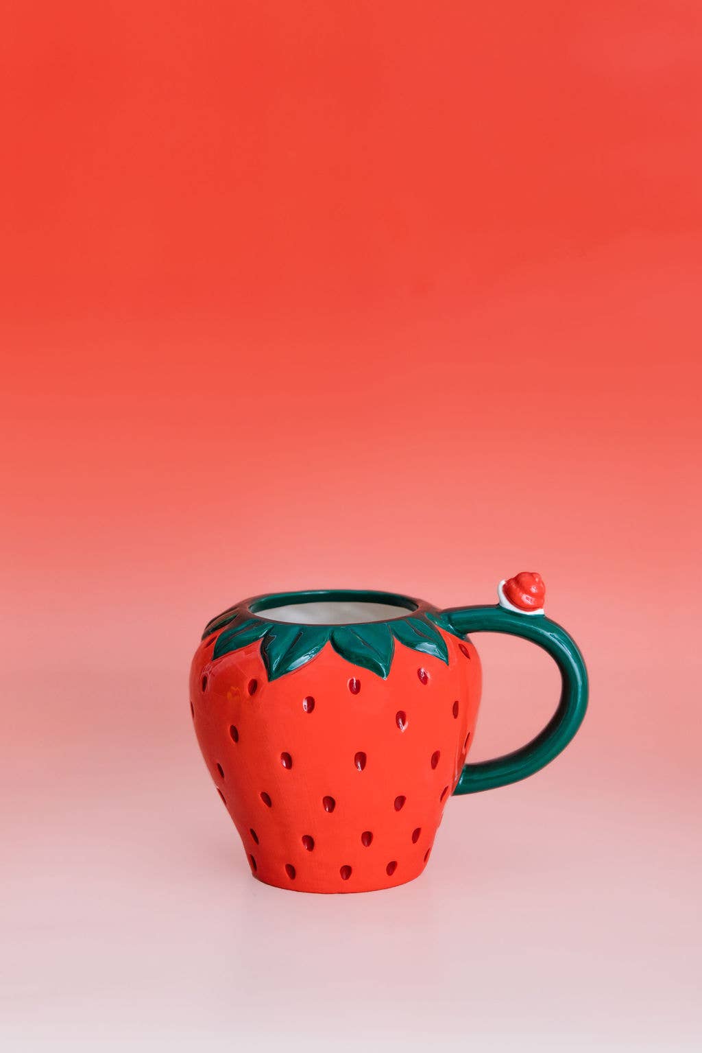 Ceramic Strawberry Mug