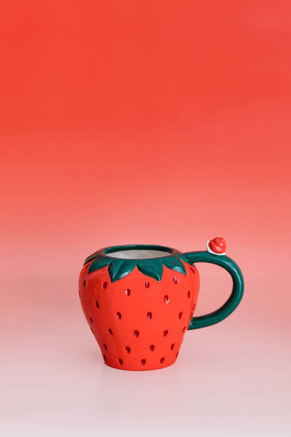 Ceramic Strawberry Mug