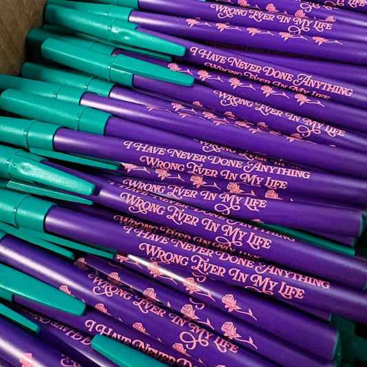 I Have Never Done Anything Wrong Ever In My Life Ballpoint Pen