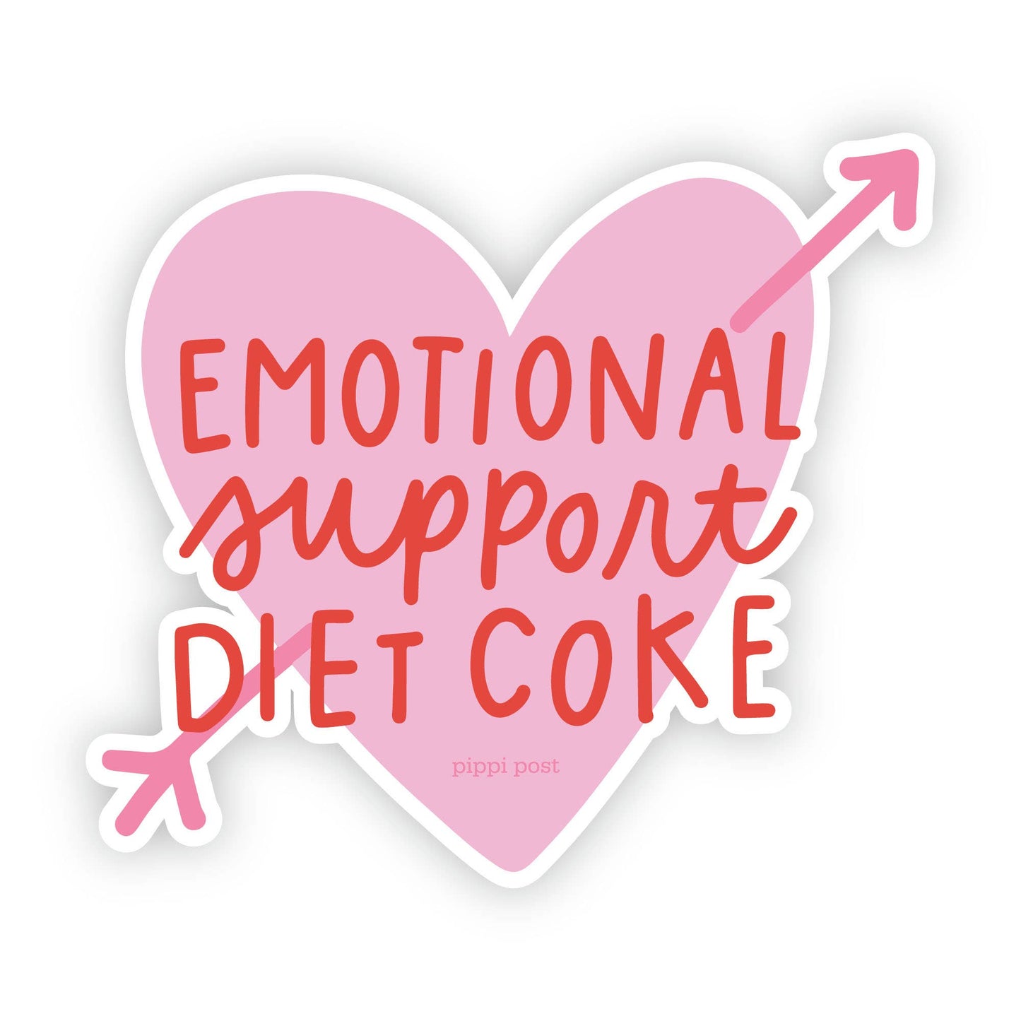 Emotional Support Diet Coke Sticker