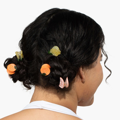 Sunshine Citrus Mini Claw Clip Set