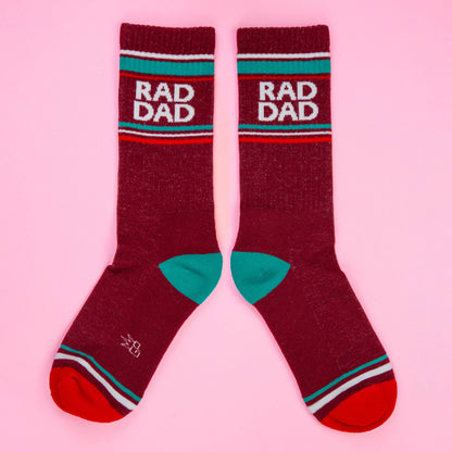 Rad Dad Retro Crew Socks