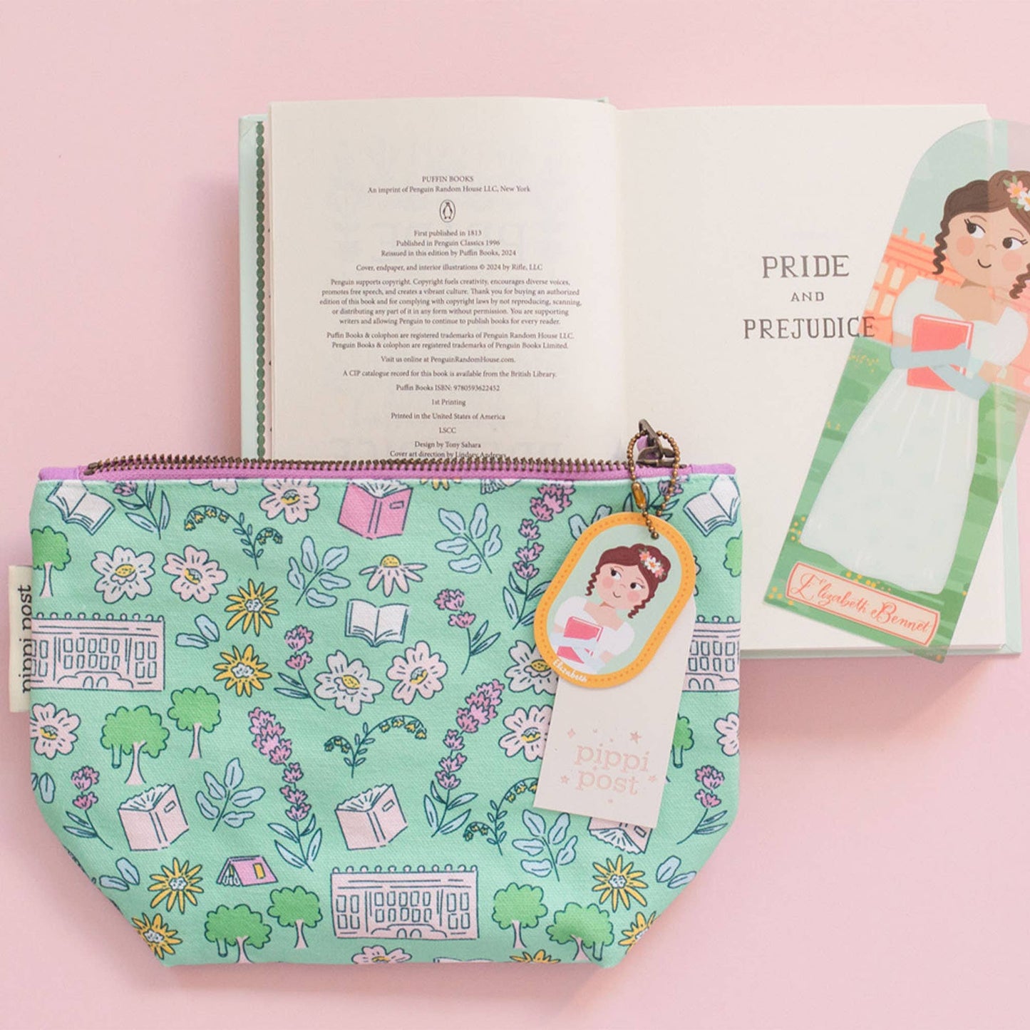 Pride and Prejudice Pemberley Canvas Pouch