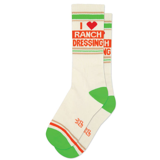 I ❤️ Ranch Dressing Retro Crew Socks
