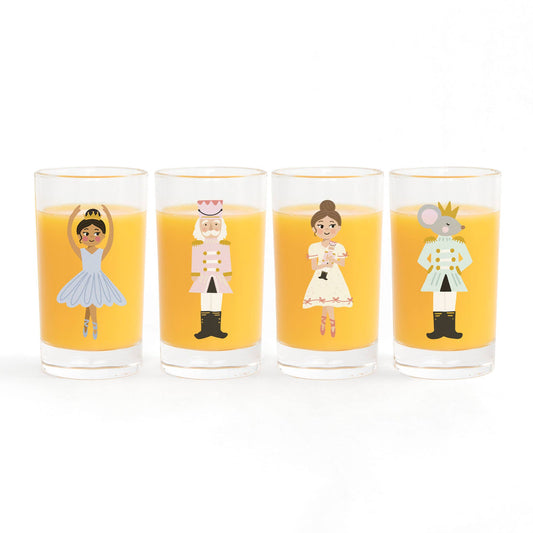 Nutcracker Juice Glass Set