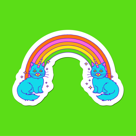 Rainbow Cat Sticker