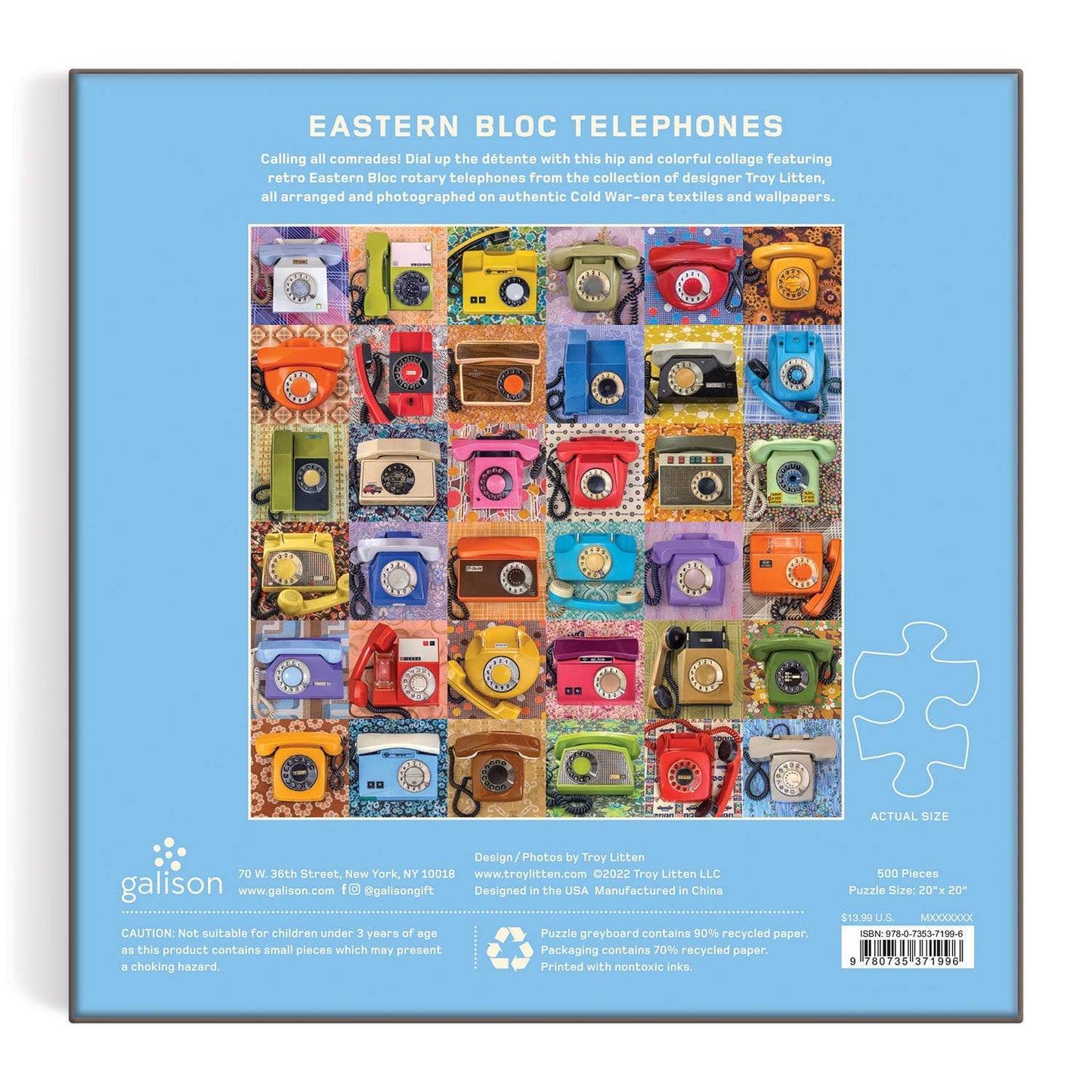 Eastern Bloc Telephones 500 Piece Puzzle