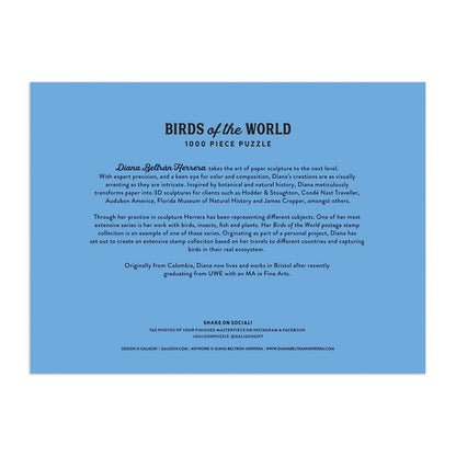 Birds of the World 1000 Piece Puzzle