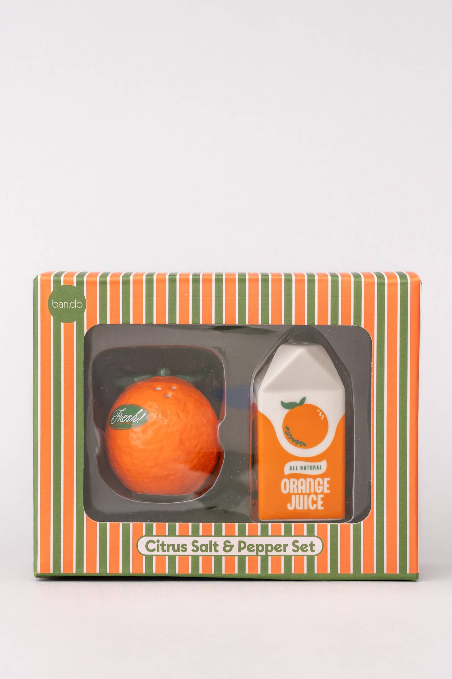 Orange Salt and Pepper Shakers