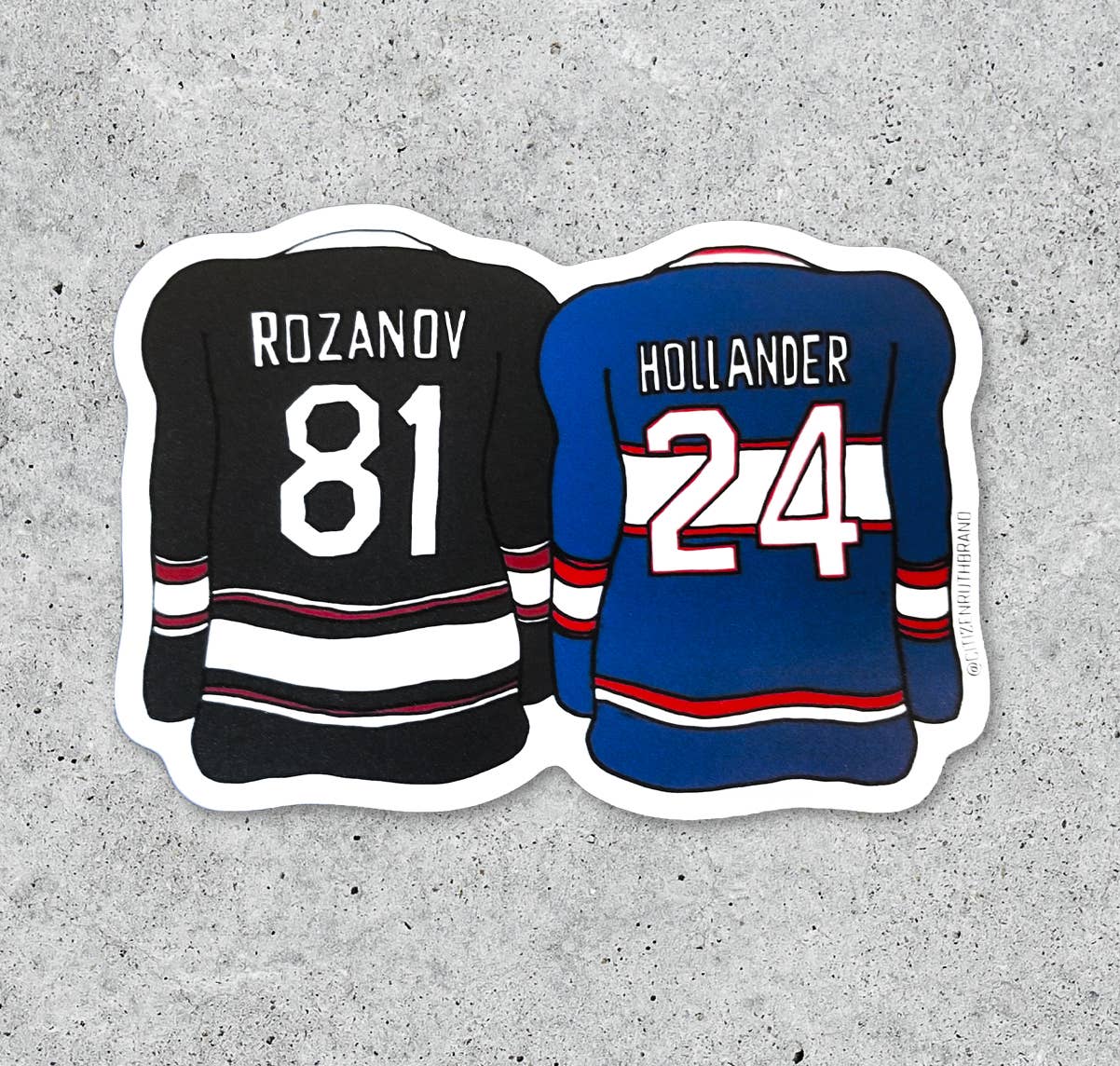 Heated Rivalry Jersey Sticker