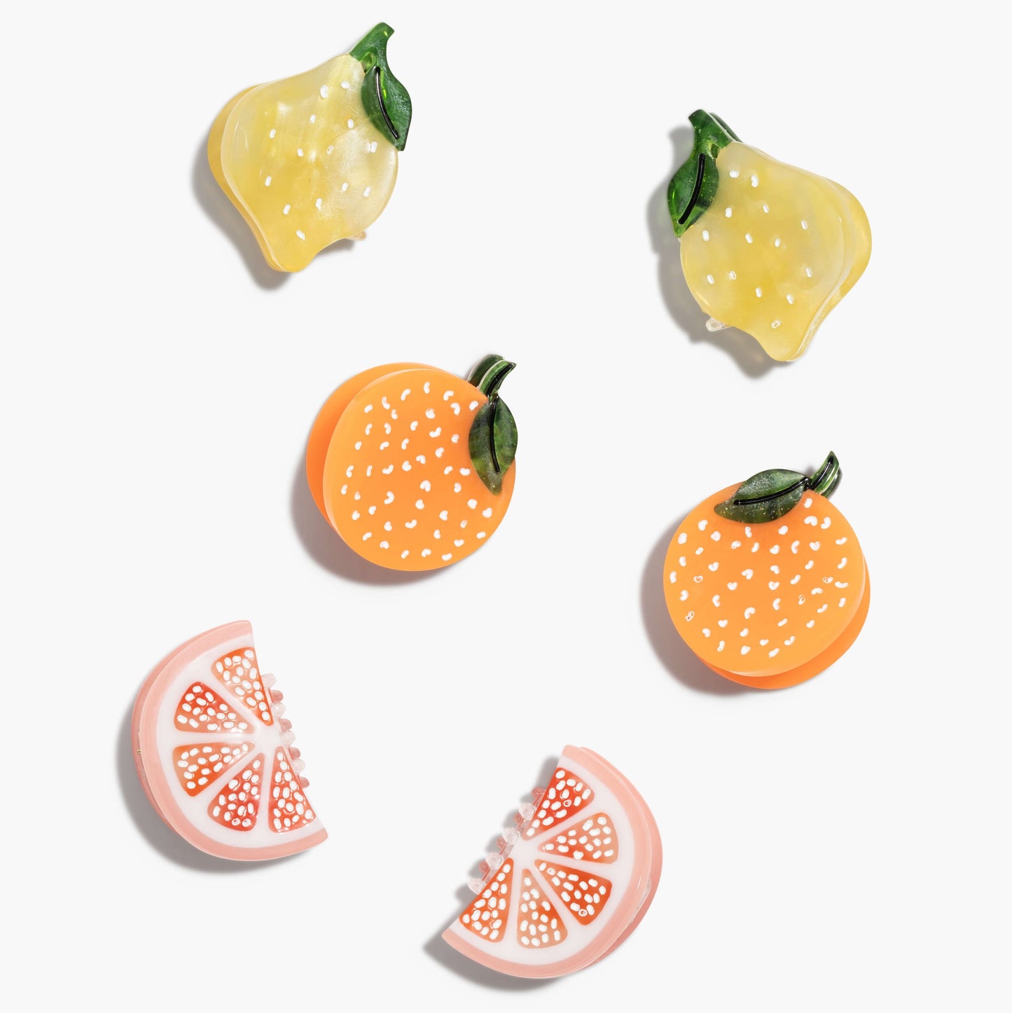 Sunshine Citrus Mini Claw Clip Set