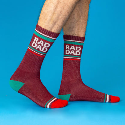 Rad Dad Retro Crew Socks