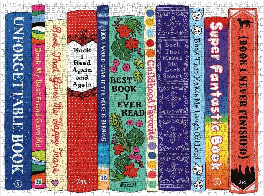 Ideal Bookshelf 1000 Piece Puzzle