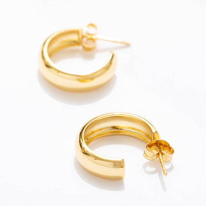 14K Gold Plated Colette Hoop Earrings