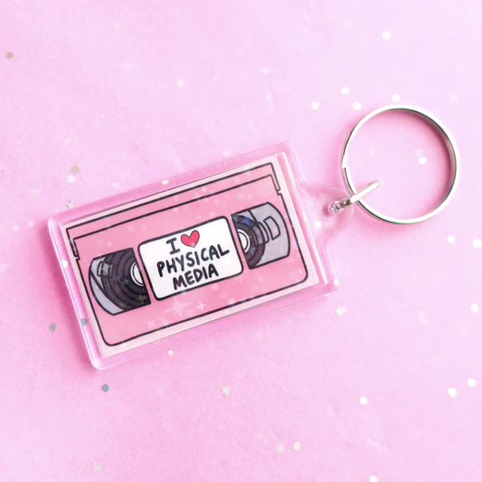 Physical Media Keychain
