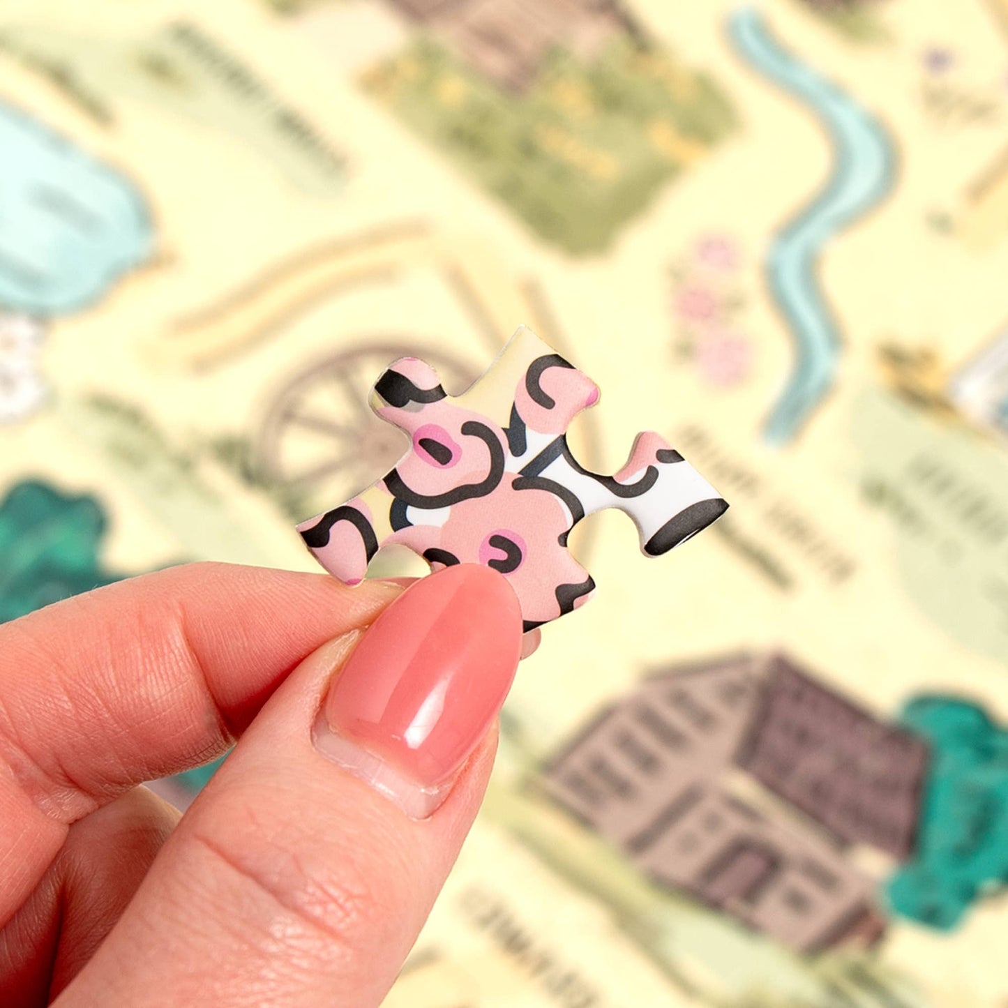 Little House on the Prairie Map 500 Piece Puzzle