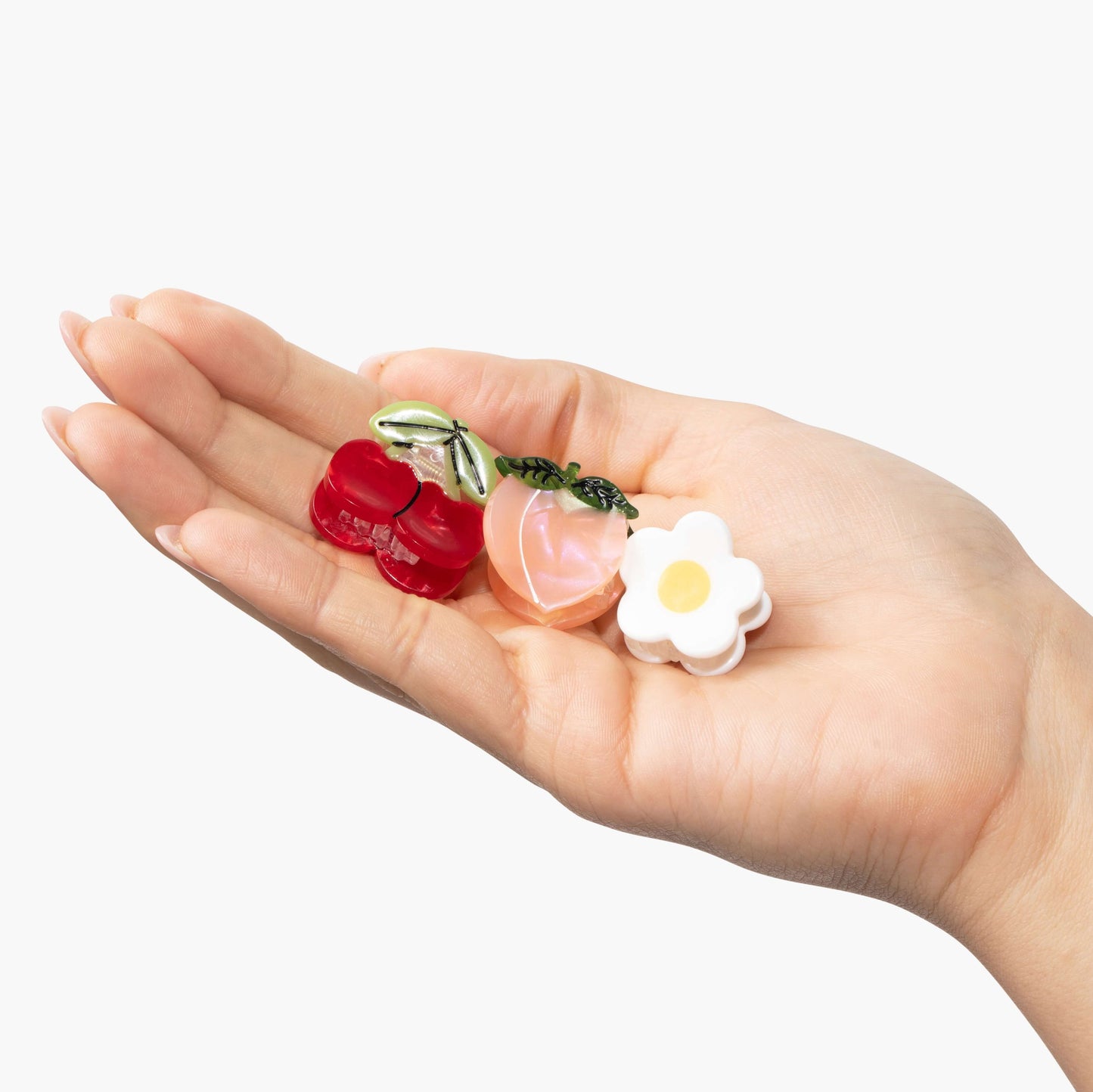 Summer Orchard Mini Claw Clip Set