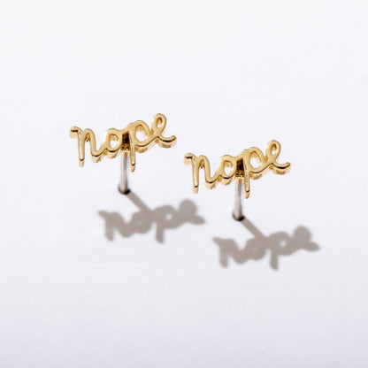 Nope Stud Earrings