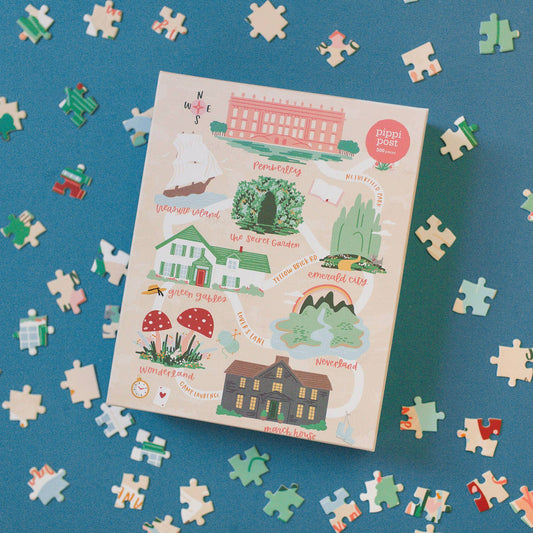 Literary Locations 500 Piece Jigsaw Puzzle