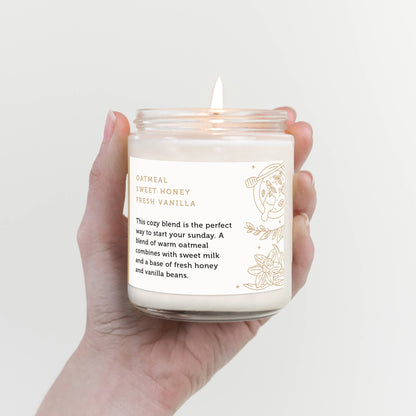 Sunday Morning Candle (oatmeal • sweet honey • vanilla)