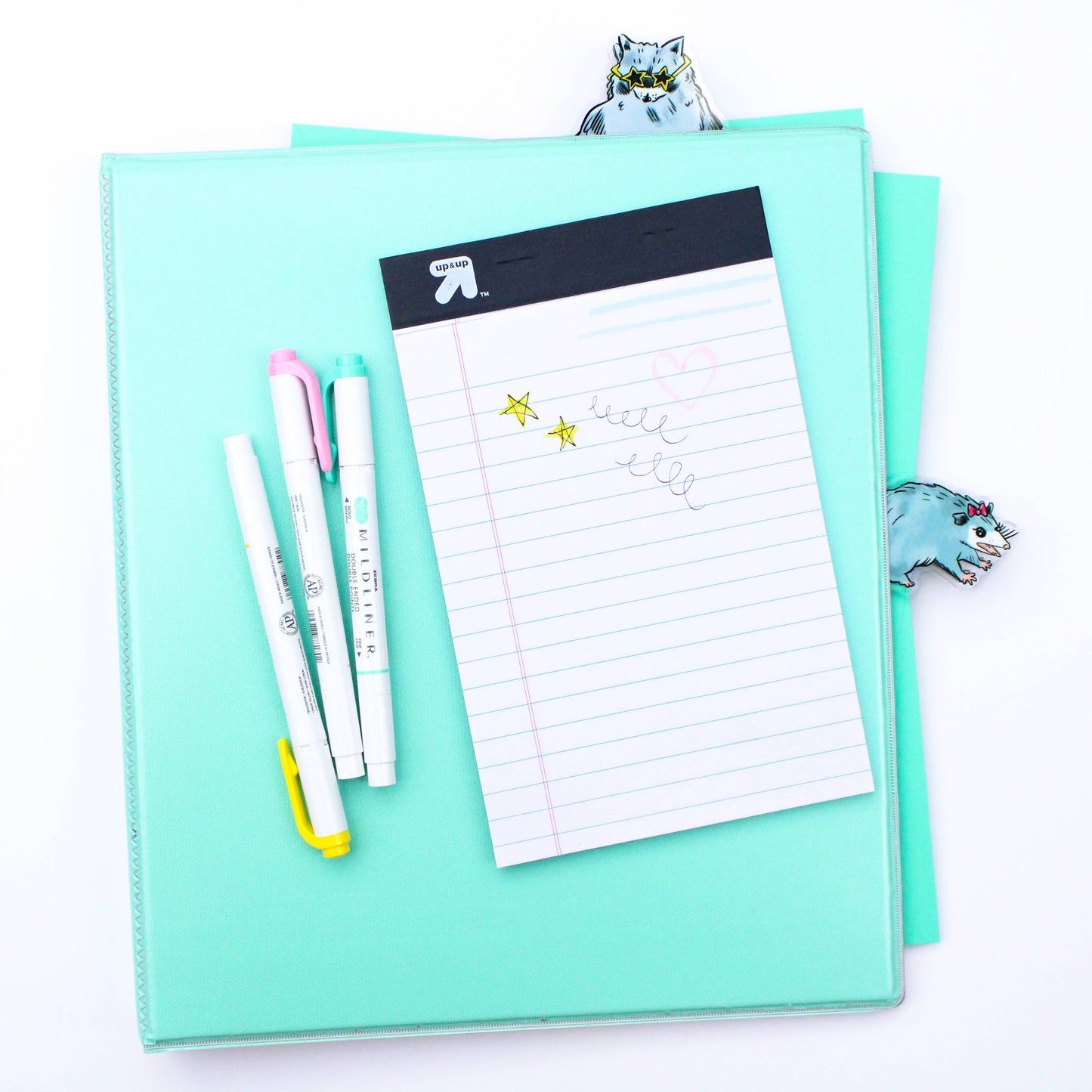 Possum Acrylic Binder Clip