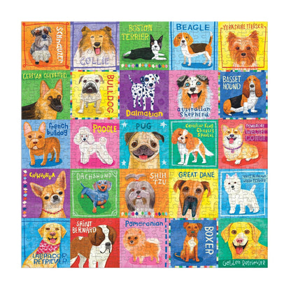 Pawsome Portraits 500 Piece Dog Puzzle