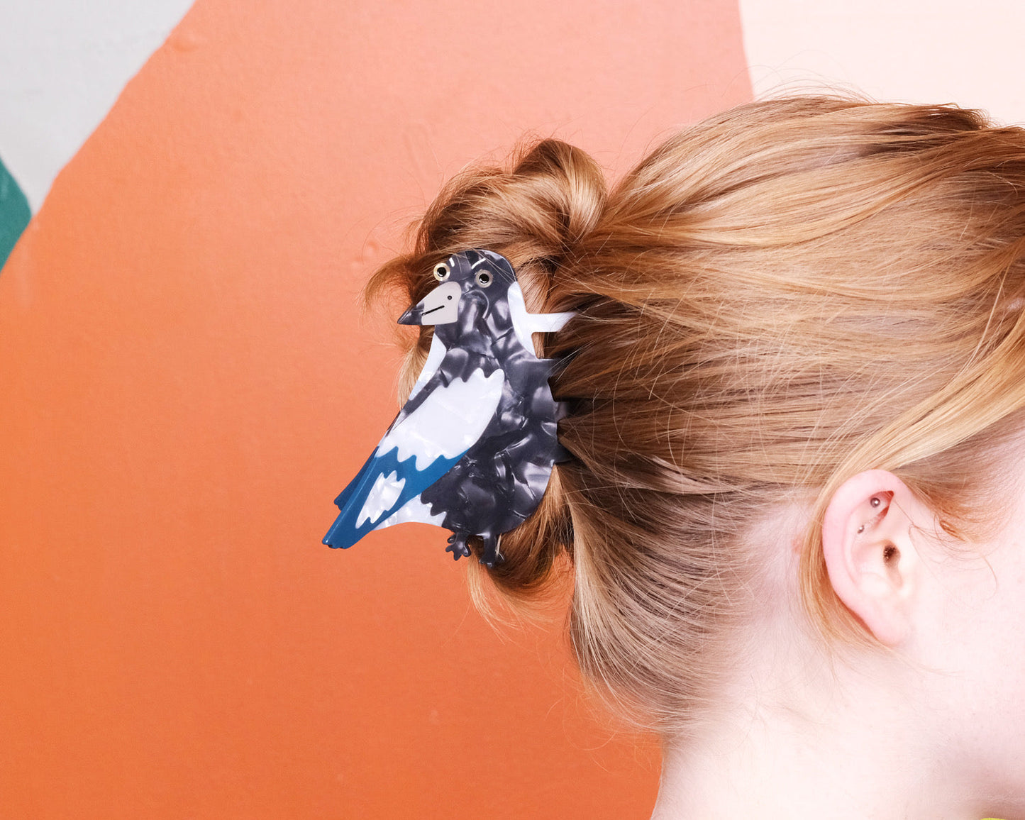 Magpie Bird Claw Clip