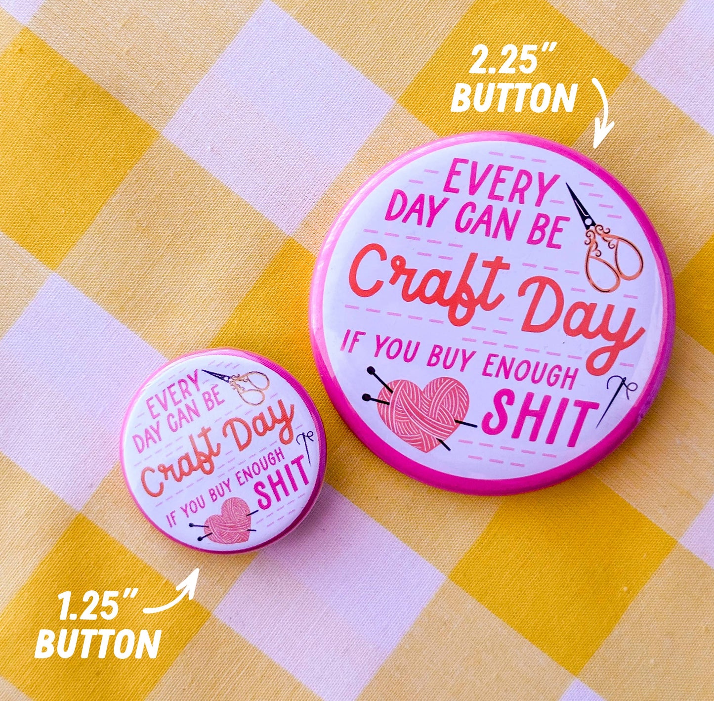 President of the Half Finished Craft Club Magnet